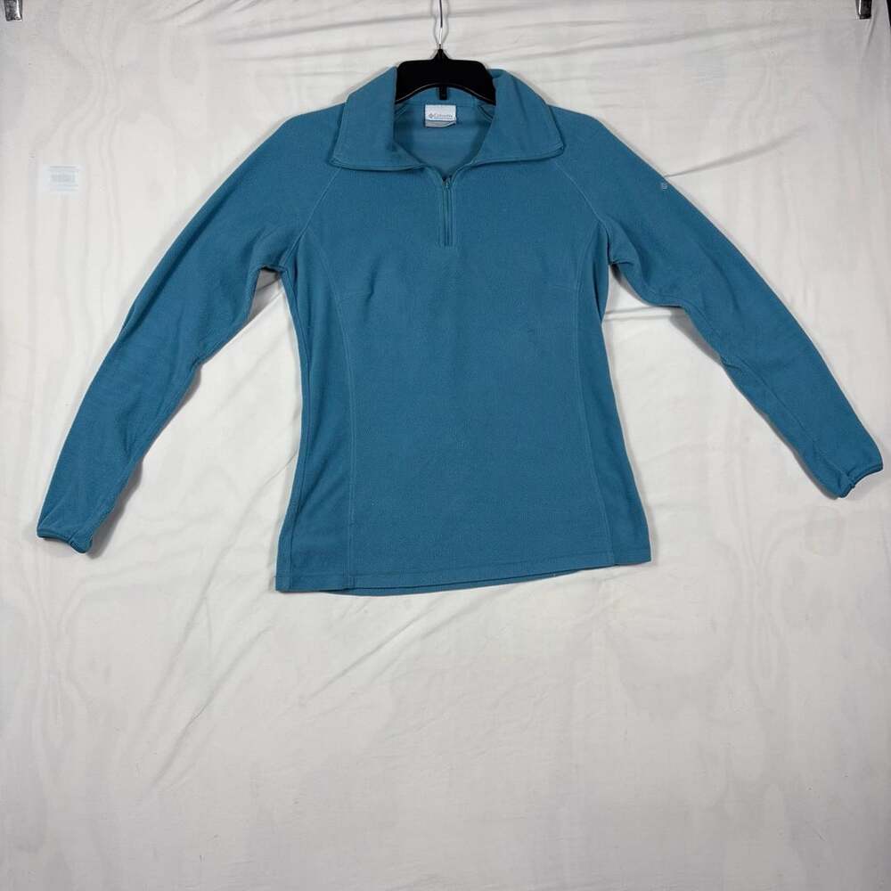 Columbia Sportswear Company Women's Blue 1/4 Zip Fleece Pullover Jacket
